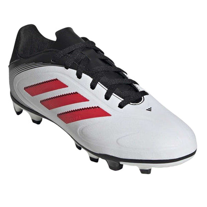White-Red-Black - Lifestyle - Adidas Childrens-Kids Copa Pure 3 Club 3 Stripes Firm Ground Football Boots