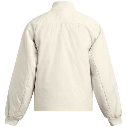 White - Back - Under Armour Womens-Ladies Solid Bomber Jacket