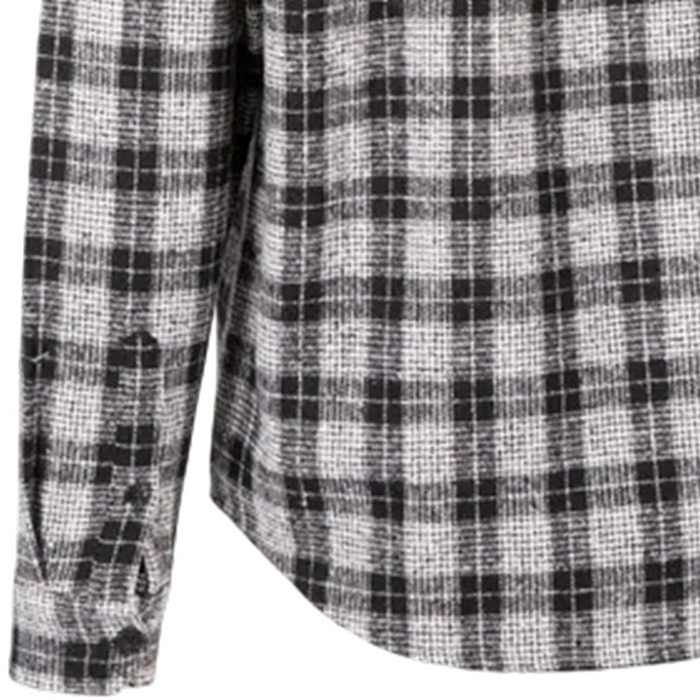 Black-White - Lifestyle - Trespass Mens Portlaw Checked Long-Sleeved Shirt