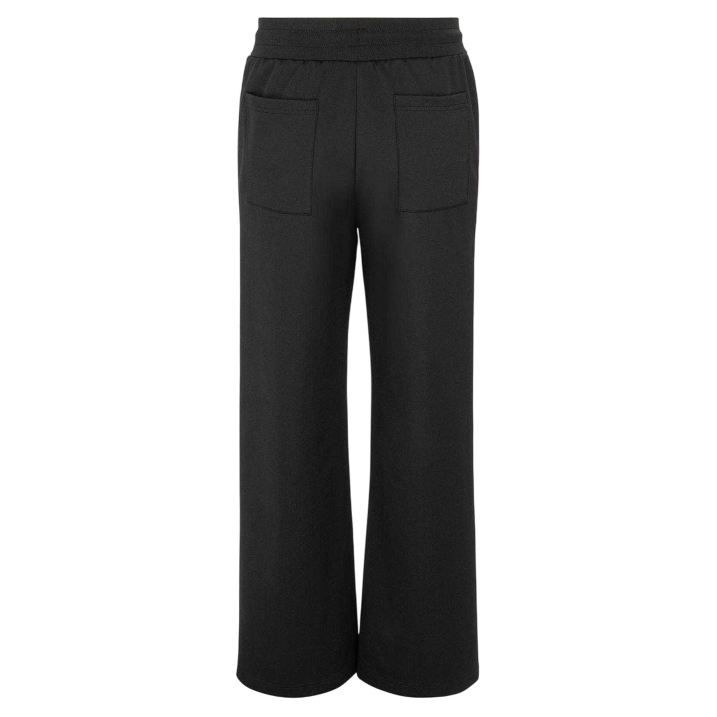 Black - Back - USA Pro Womens-Ladies Side Stripe Tracksuit Bottoms