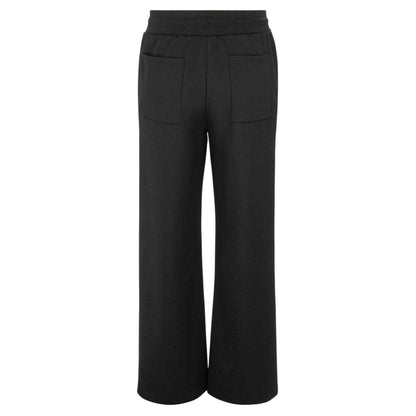 Black - Back - USA Pro Womens-Ladies Side Stripe Tracksuit Bottoms