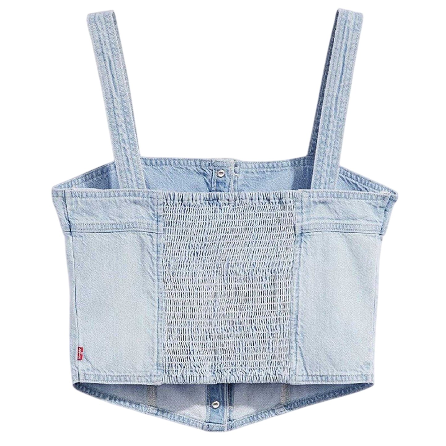 Light Blue - Back - Levis Womens-Ladies Drea Cool Poole 2 Woven Tank Top