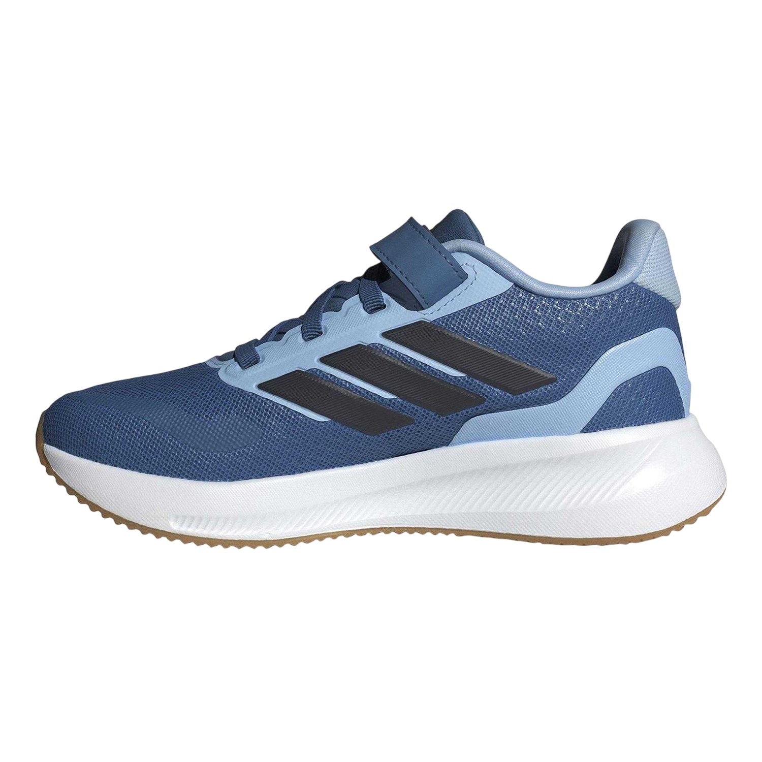 Dusky Blue - Side - Adidas Childrens-Kids Runfalcon 5 Cloudfoam Trainers