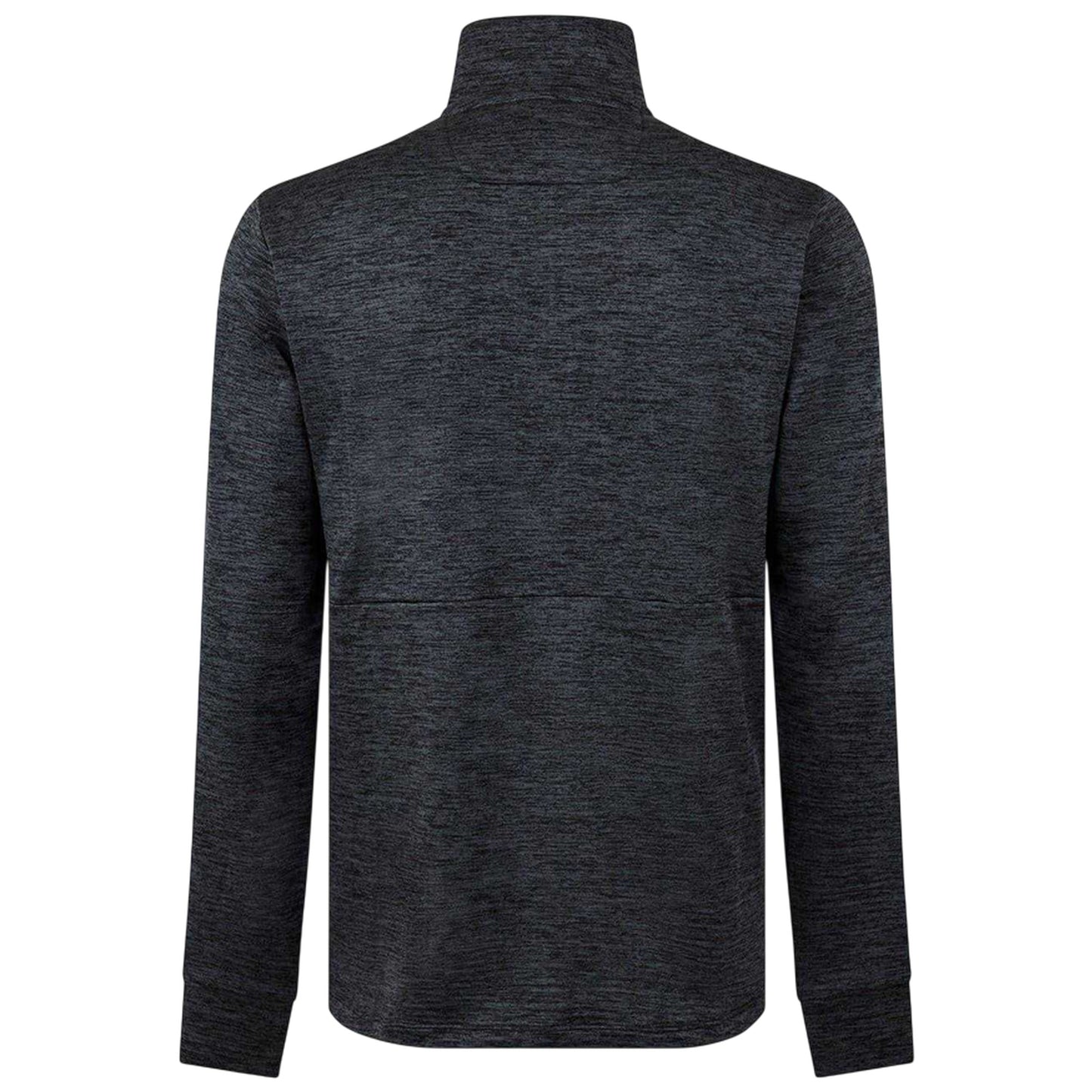 Black - Back - New Balance Mens Mock Neck Slim Athletic Top