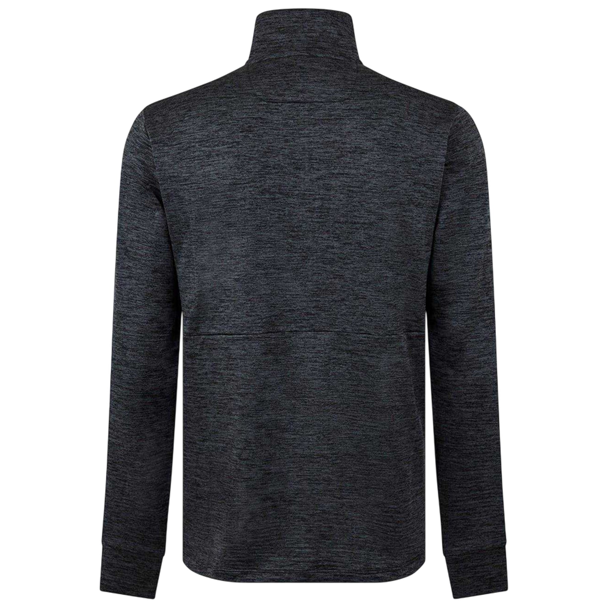 Black - Back - New Balance Mens Mock Neck Slim Athletic Top