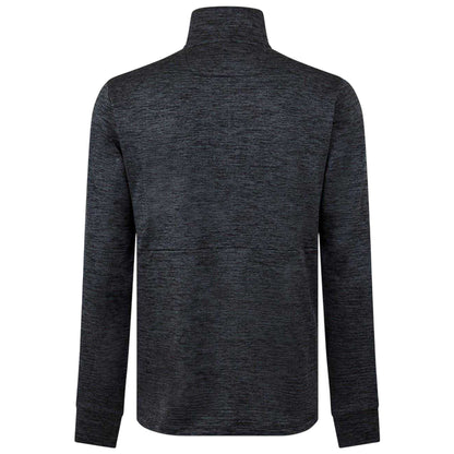 Black - Back - New Balance Mens Mock Neck Slim Athletic Top