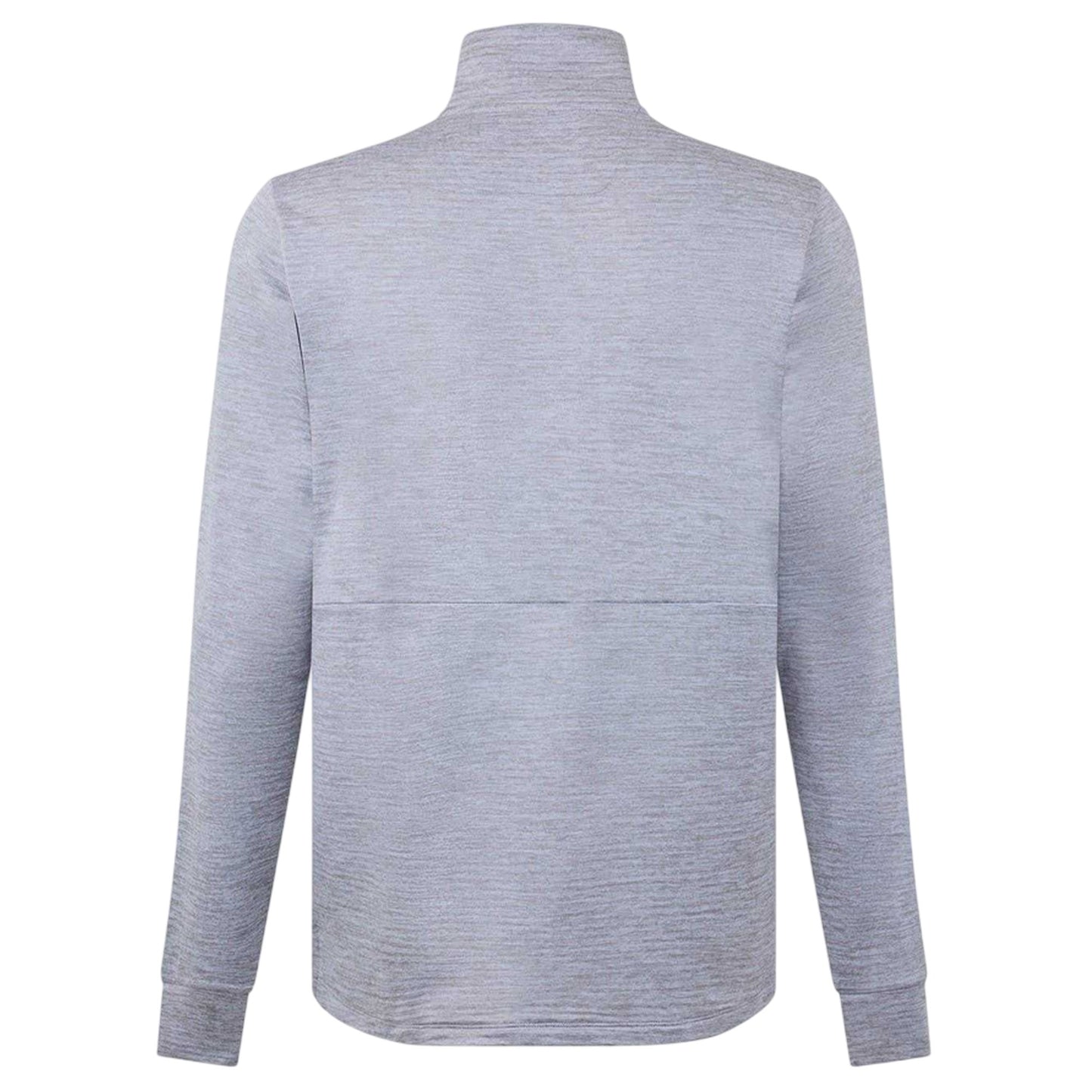 Grey-Black - Back - New Balance Mens Mock Neck Slim Athletic Top