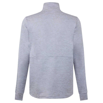 Grey-Black - Back - New Balance Mens Mock Neck Slim Athletic Top