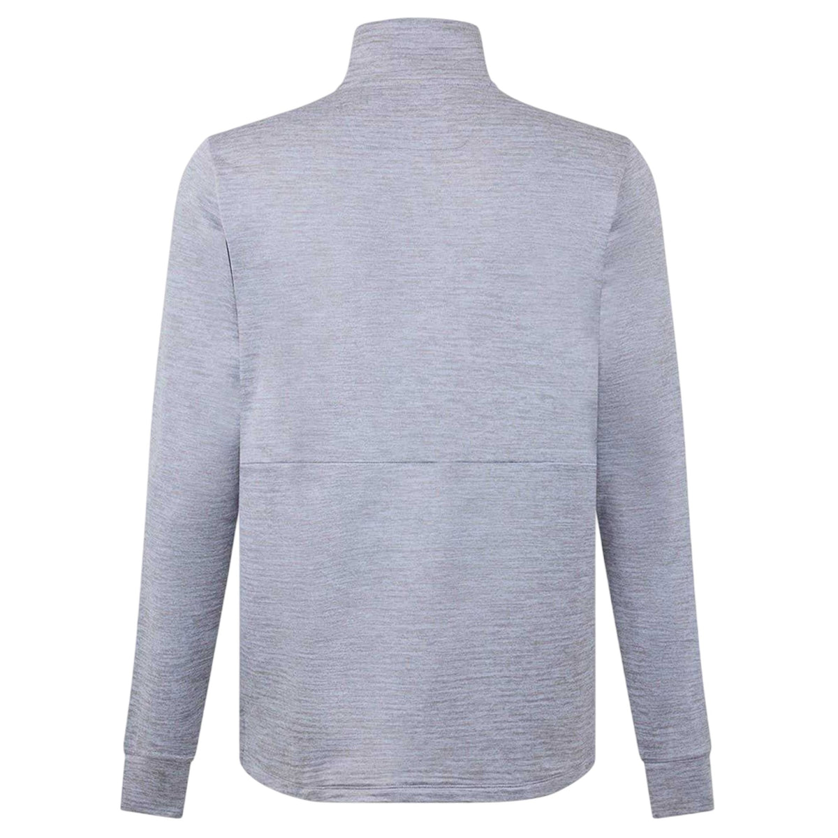Grey-Black - Back - New Balance Mens Mock Neck Slim Athletic Top