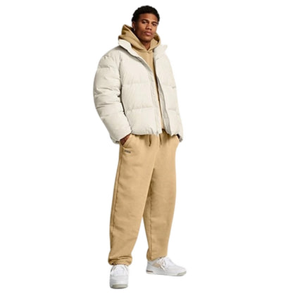 White - Close up - Under Armour Unisex Adult Heavyweight Athletic Puffer Jacket
