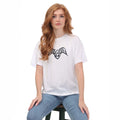 White - Side - Emporio Armani Womens-Ladies T-Shirt