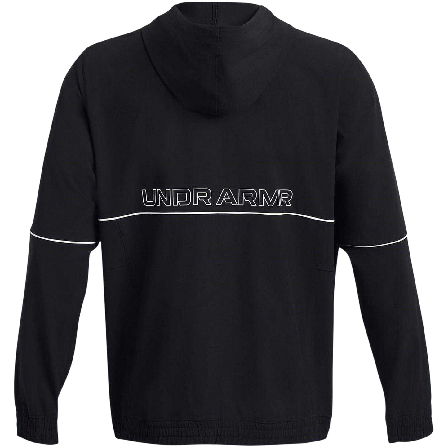 Black - Back - Under Armour Mens Baseline Regular Hooded Jacket
