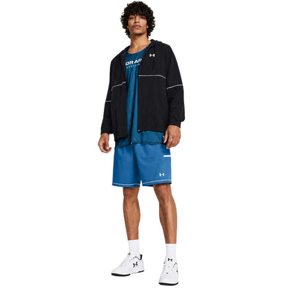 Black - Lifestyle - Under Armour Mens Baseline Regular Hooded Jacket