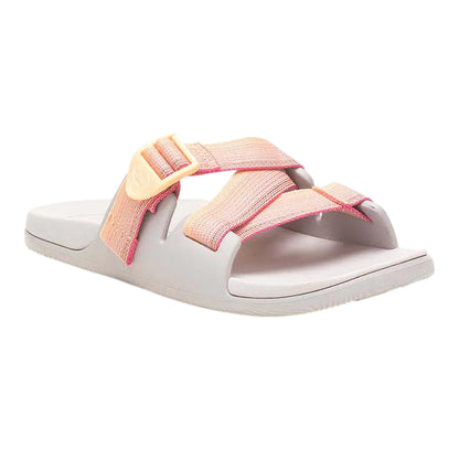 Sunset Wave - Side - Chaco Womens-Ladies Chillos Wave Pattern Flatform Slides