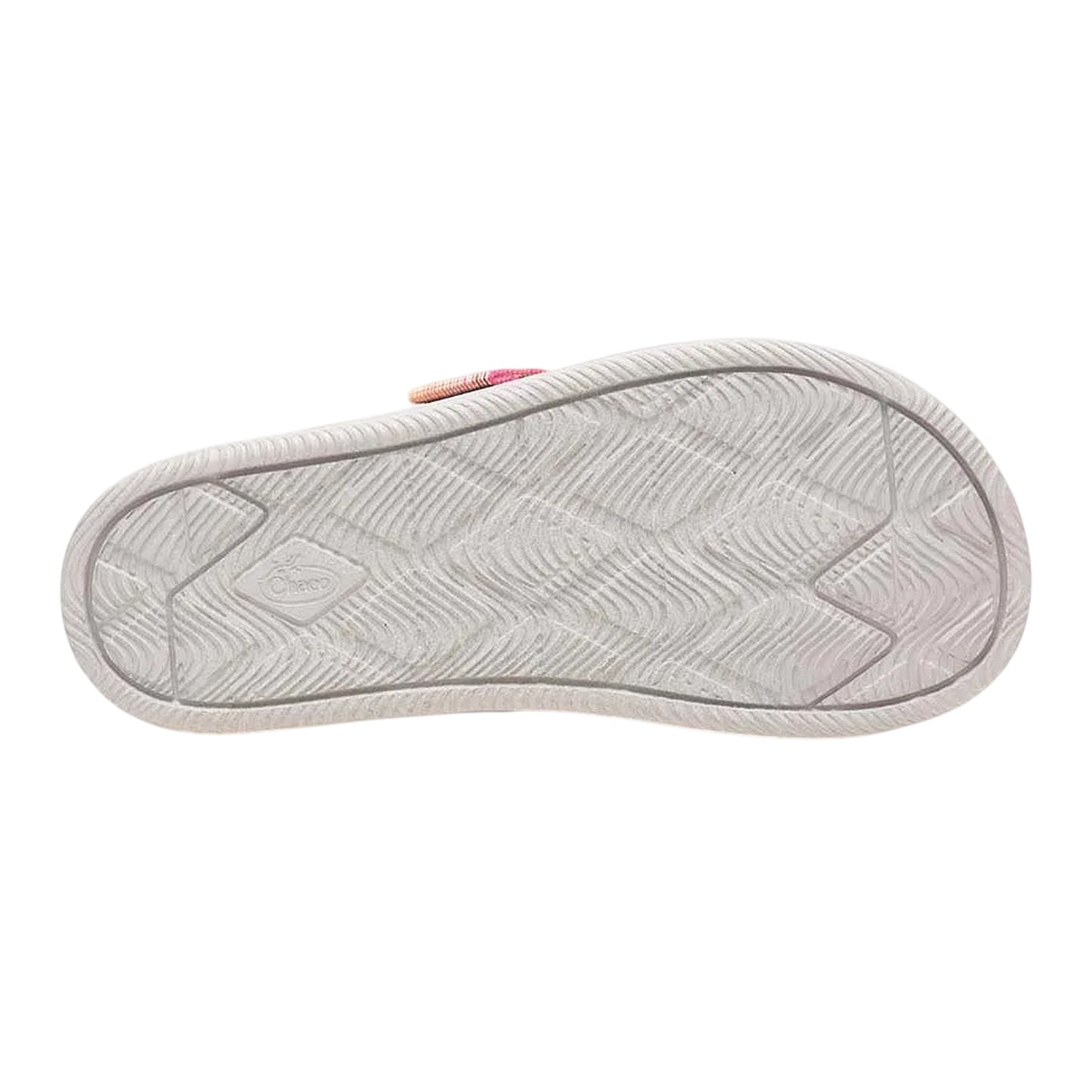 Sunset Wave - Pack Shot - Chaco Womens-Ladies Chillos Wave Pattern Flatform Slides
