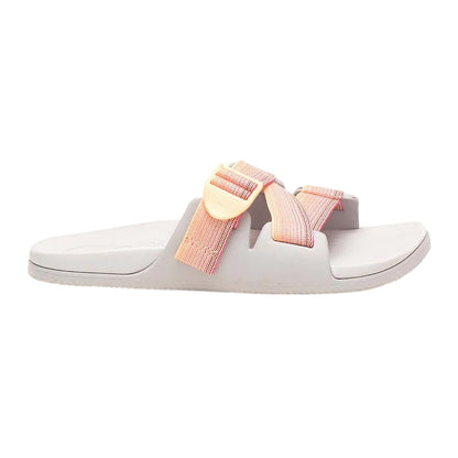 Sunset Wave - Front - Chaco Womens-Ladies Chillos Wave Pattern Flatform Slides