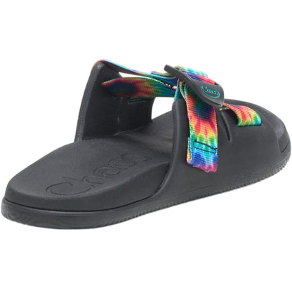 Multicoloured - Lifestyle - Chaco Womens-Ladies Chillos Tie Dye Flatform Slides