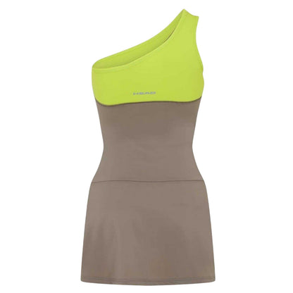 Green - Back - Head Womens-Ladies Avatar Slim One Shoulder Mini Dress