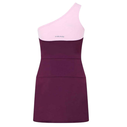 Purple - Back - Head Womens-Ladies Avatar Slim One Shoulder Mini Dress