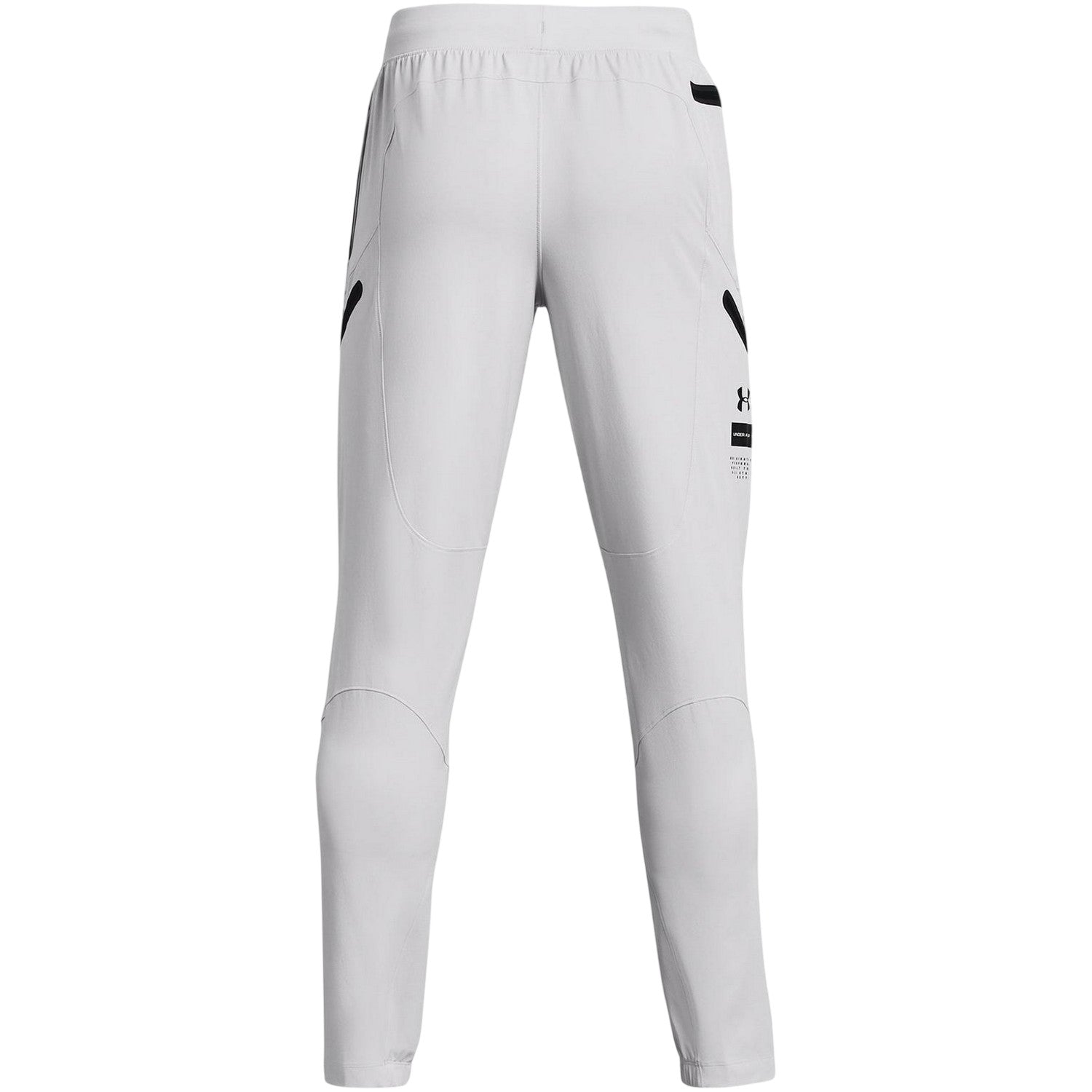 Grey - Back - Under Armour Mens Unstoppable Plain Cargo Trousers