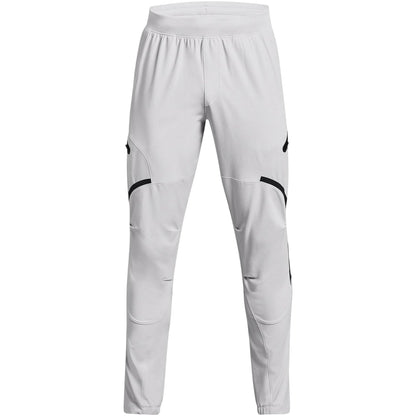Grey - Front - Under Armour Mens Unstoppable Plain Cargo Trousers