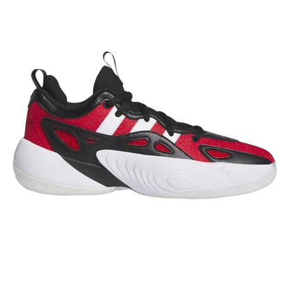 Red-Black-White - Front - Adidas Mens Trae Unlimited Low Trainers