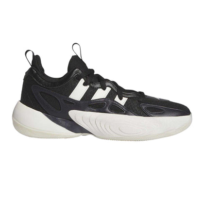 Black-White - Front - Adidas Mens Trae Unlimited Low Trainers