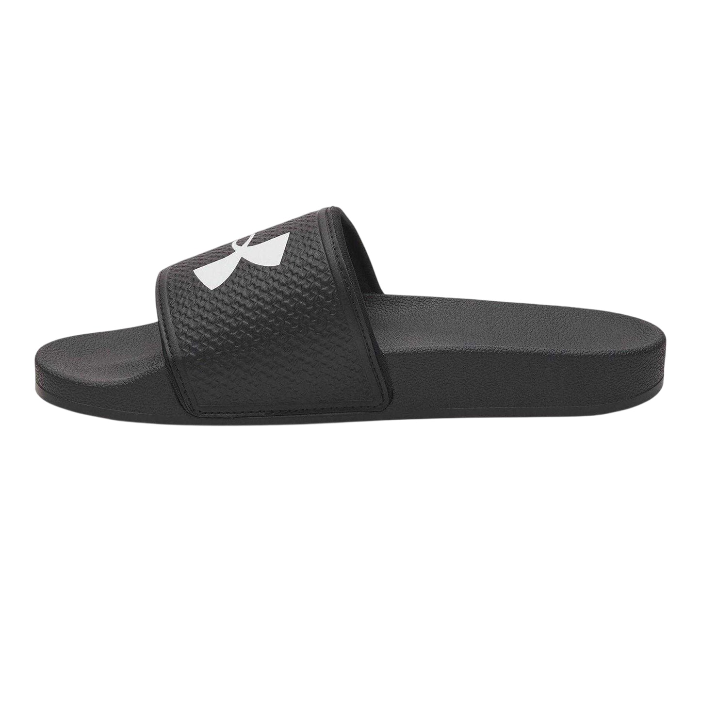 Black-White - Back - Under Armour Womens-Ladies Logo Sliders