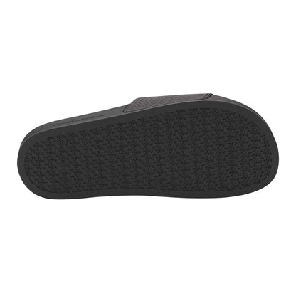 Black-White - Lifestyle - Under Armour Womens-Ladies Logo Sliders