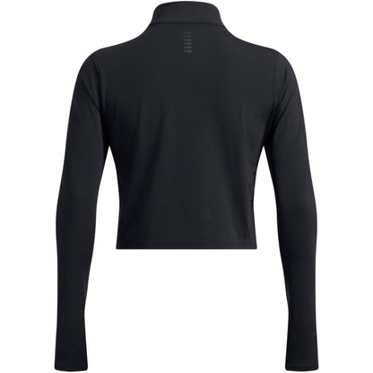 Black - Back - Under Armour Womens-Ladies Launch Elite Slim Top