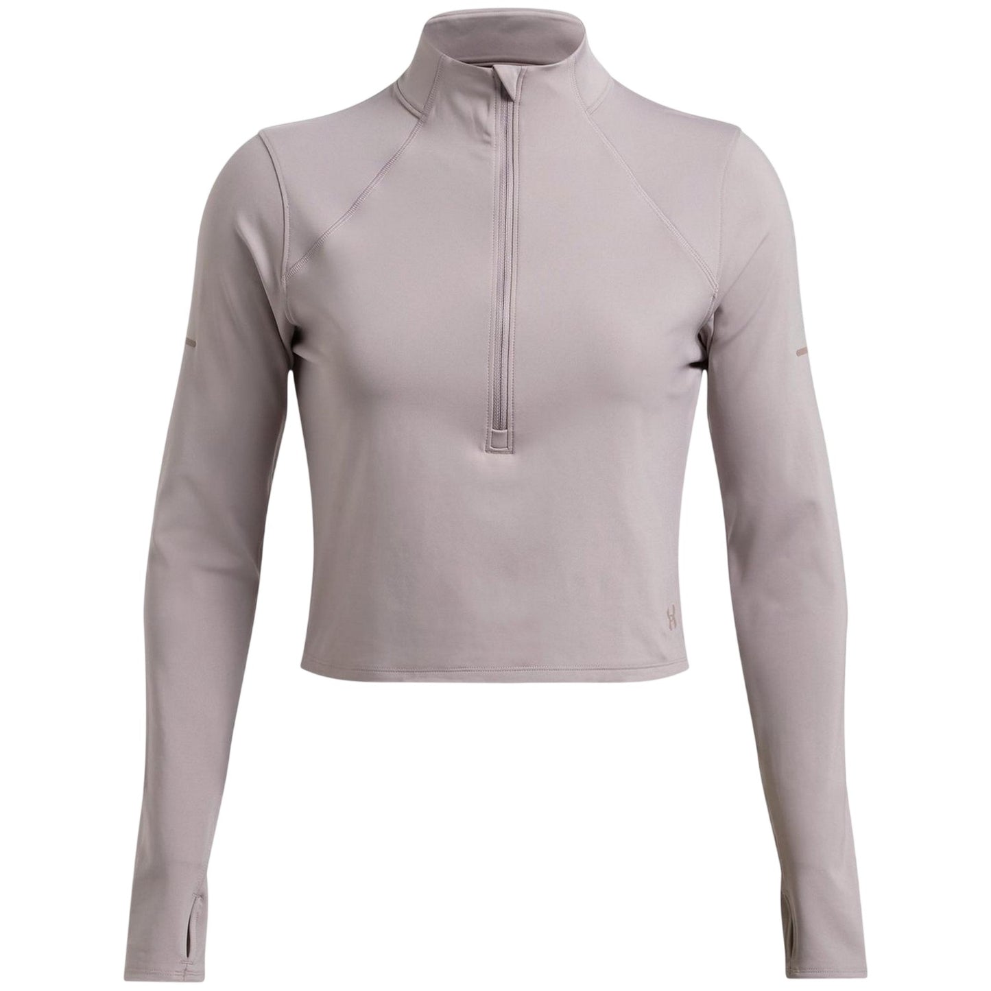 Grey - Front - Under Armour Womens-Ladies Launch Elite Slim Top