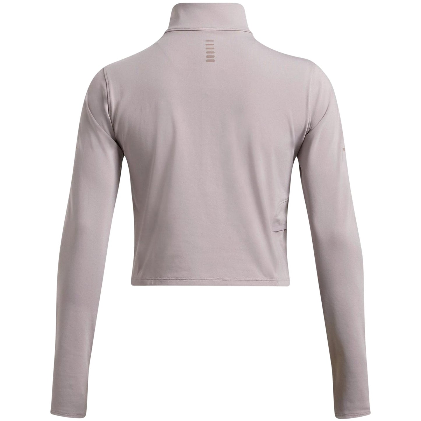 Grey - Back - Under Armour Womens-Ladies Launch Elite Slim Top