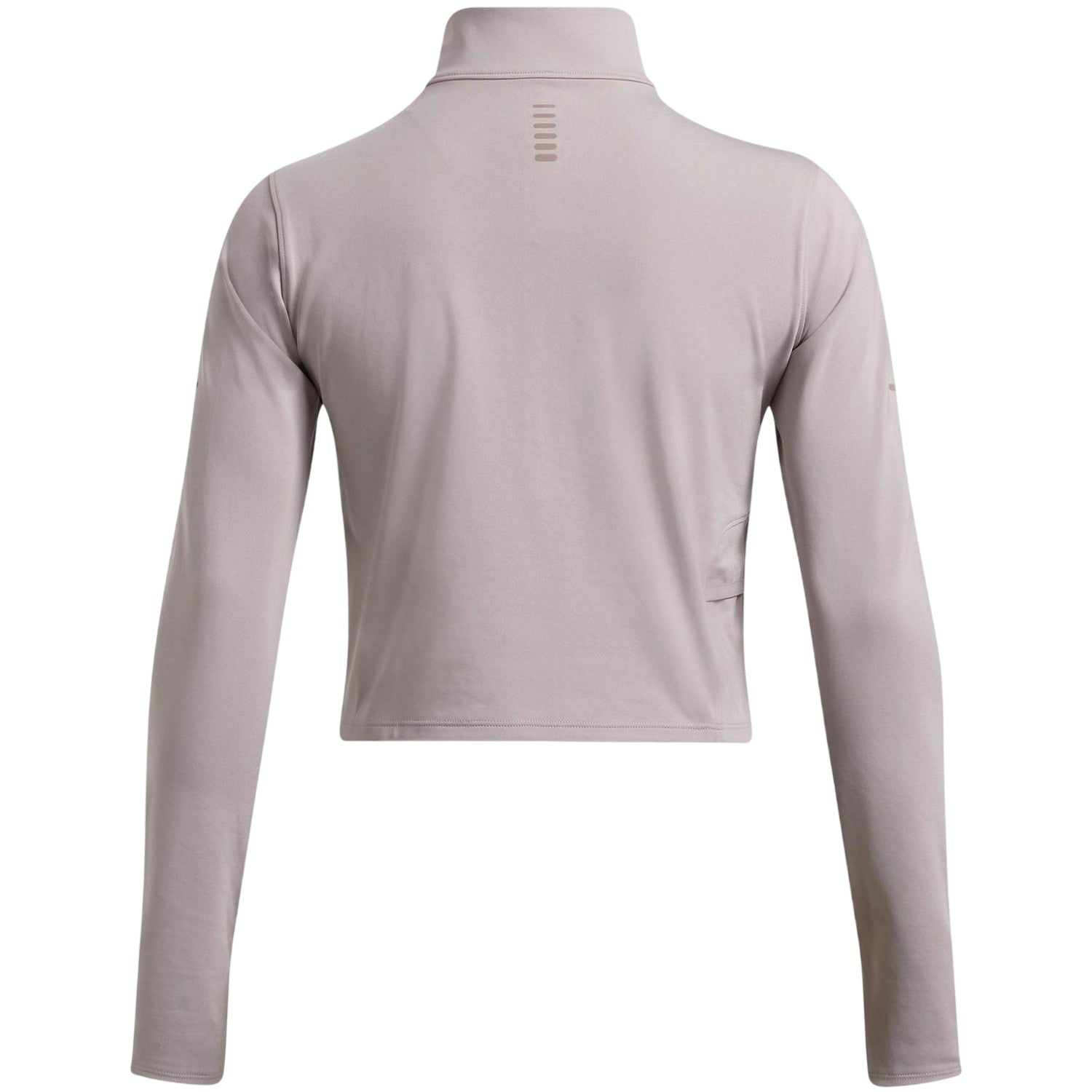 Grey - Back - Under Armour Womens-Ladies Launch Elite Slim Top
