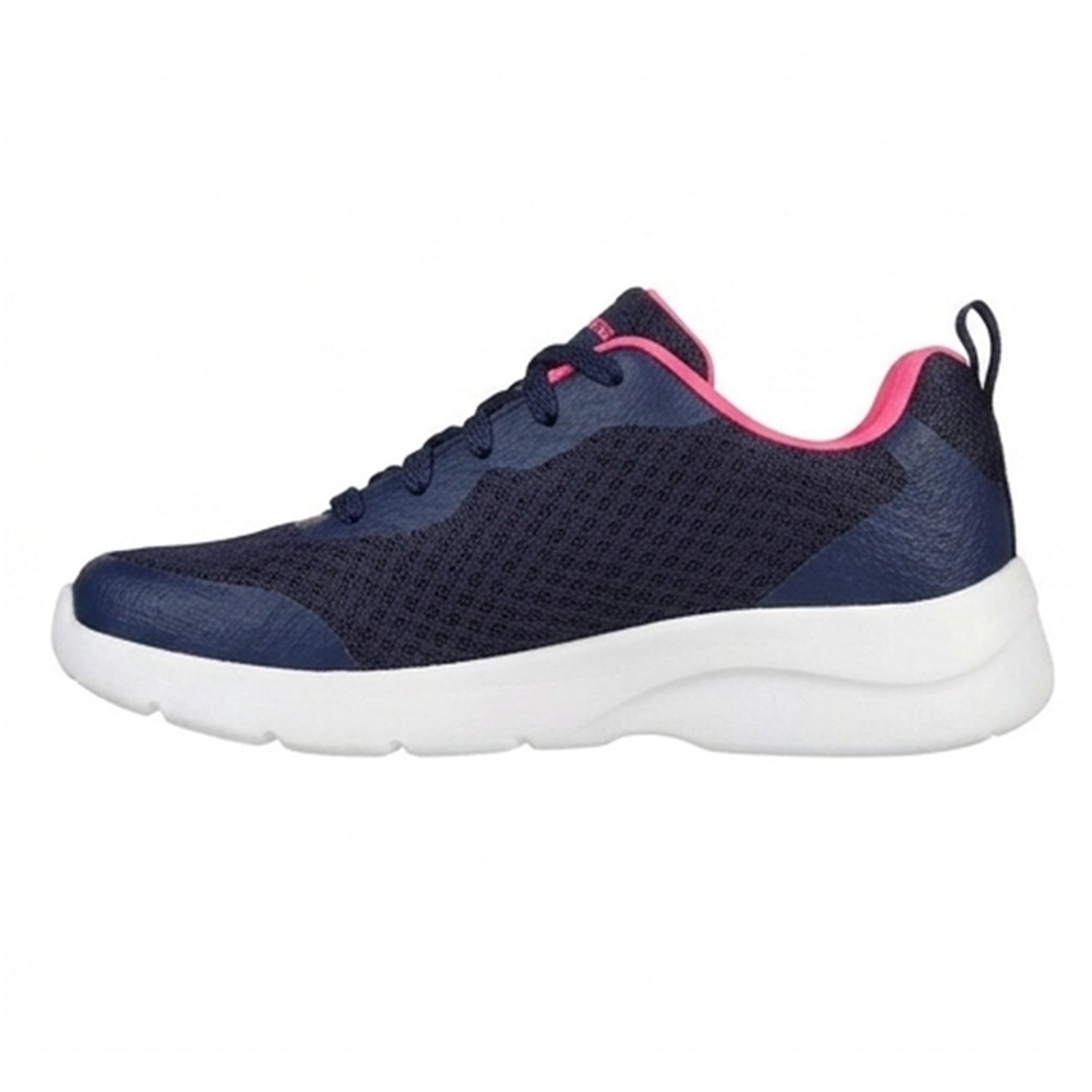Navy-Pink - Back - Skechers Childrens-Kids Dynamight 2.0 Radius Trainers