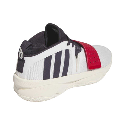 Grey-Black - Back - Adidas Mens Dame 8 EXTPLY Basketball Shoes