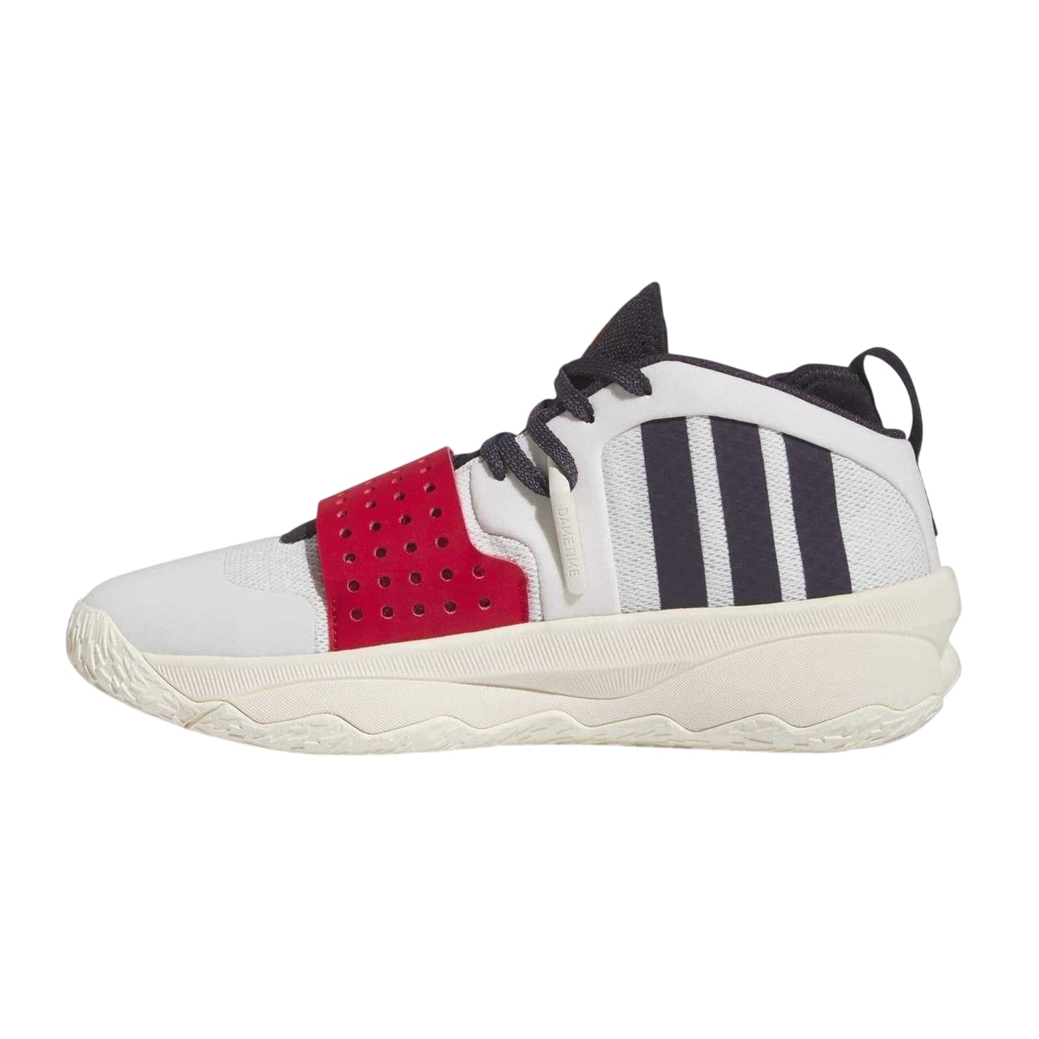 Grey-Black - Side - Adidas Mens Dame 8 EXTPLY Basketball Shoes