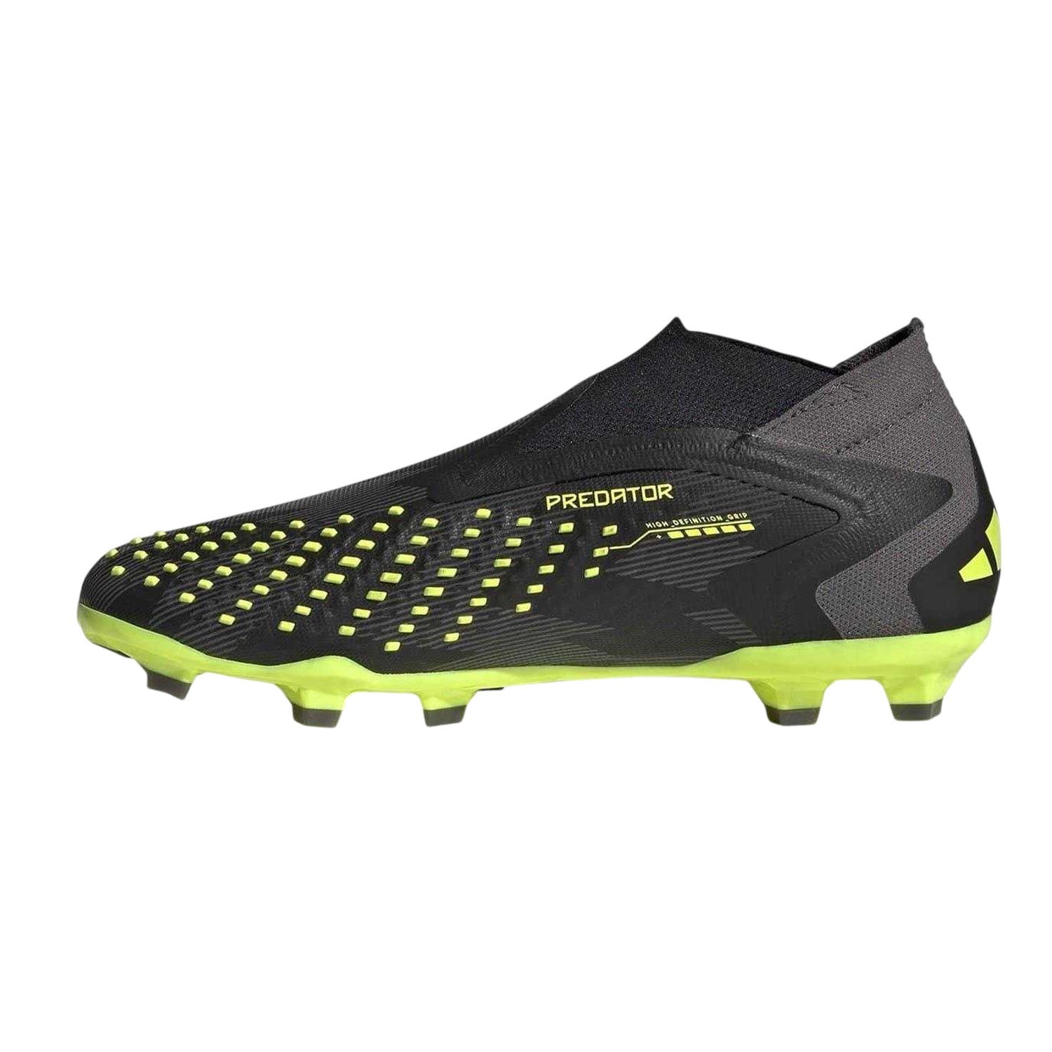 Core Black - Side - Adidas Childrens-Kids Predator Accuracy Injection.2 Firm Ground Football Boots