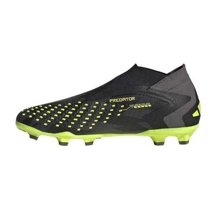 Core Black - Side - Adidas Childrens-Kids Predator Accuracy Injection.2 Firm Ground Football Boots