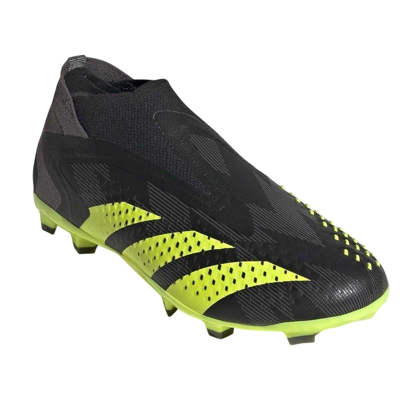 Core Black - Front - Adidas Childrens-Kids Predator Accuracy Injection.2 Firm Ground Football Boots