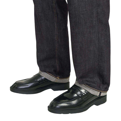 Black - Lifestyle - Jack And Jones Mens Leather Loafers