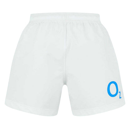 White-Red - Back - Castore Unisex Adult 2025-2026 England Rugby Shorts