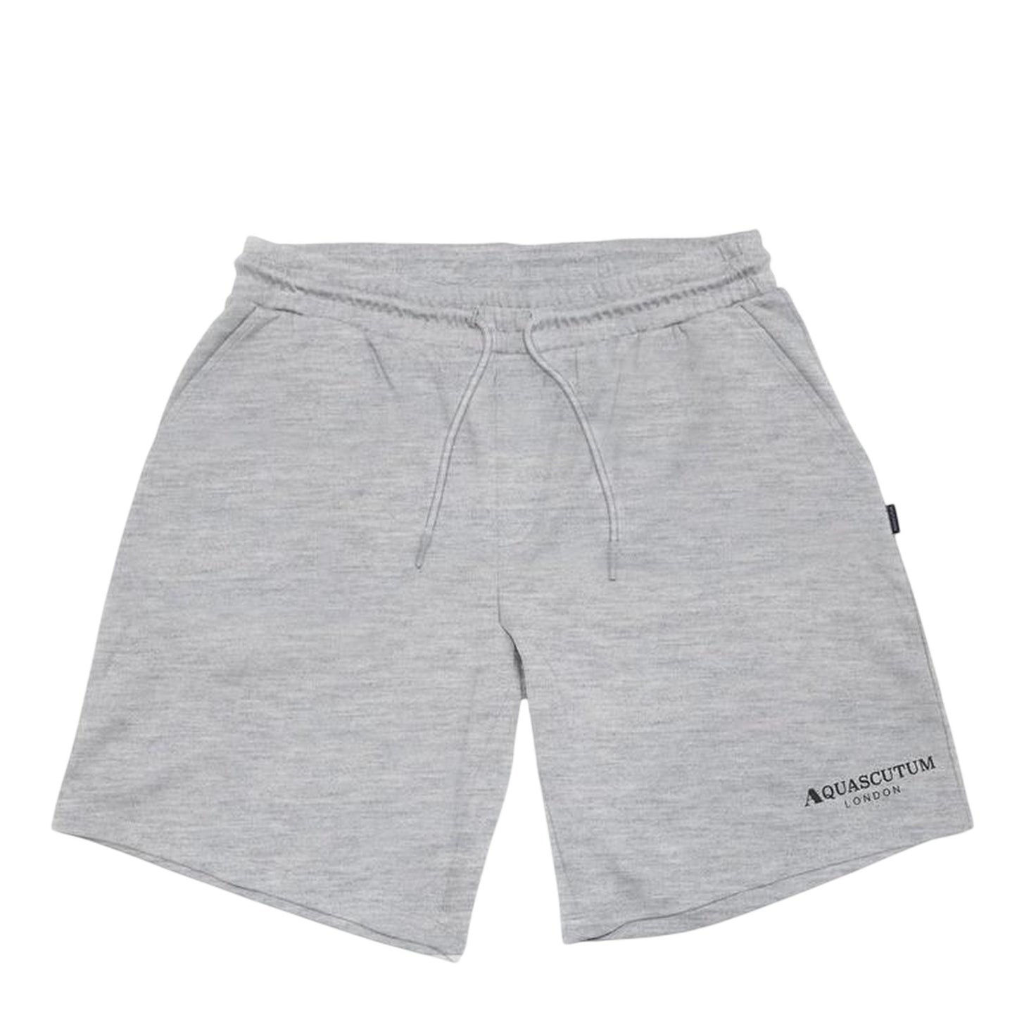 Grey - Front - Aquascutum Mens Sweat Shorts