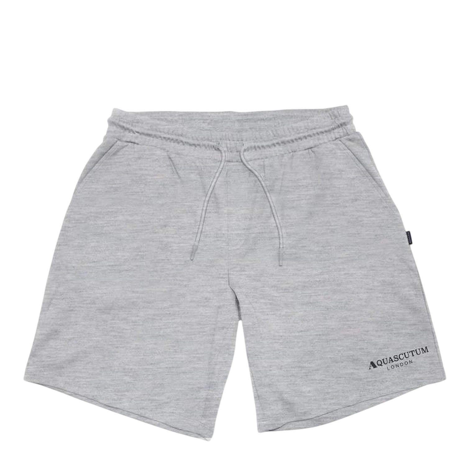 Grey - Front - Aquascutum Mens Sweat Shorts