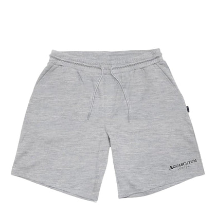 Grey - Front - Aquascutum Mens Sweat Shorts