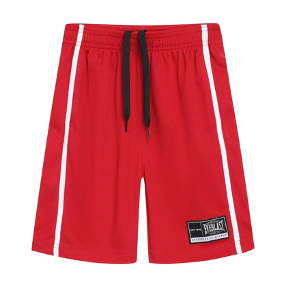 Red-Black - Side - Everlast Childrens-Kids Polyester Top & Bottom Set Set