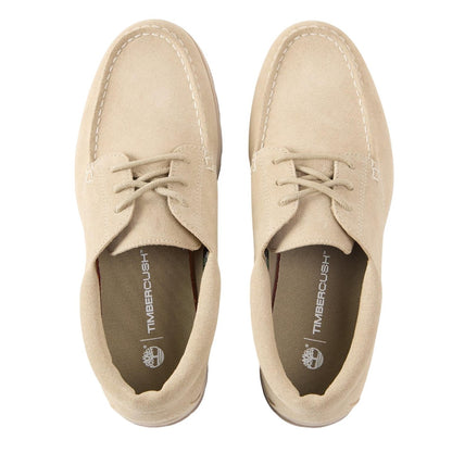 Light Brown - Side - Timberland Mens Britton Suede Moc Toe Loafers