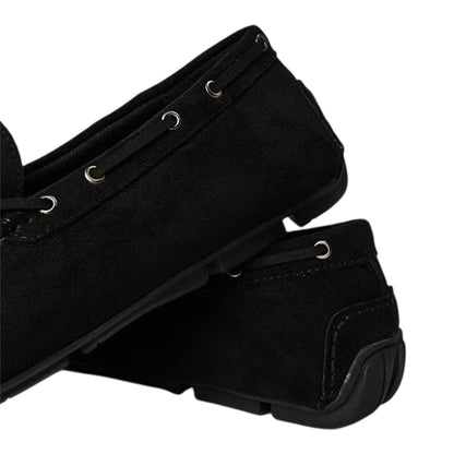 Black - Back - Where´s That From Mens Suede Loafers