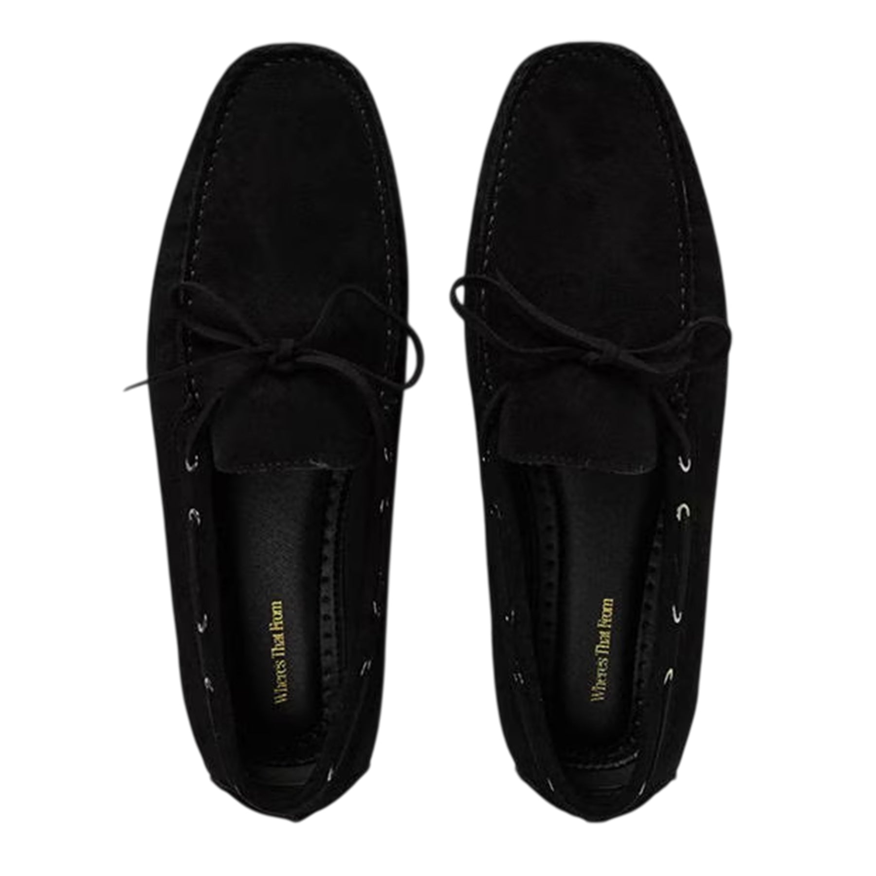 Black - Lifestyle - Where´s That From Mens Suede Loafers