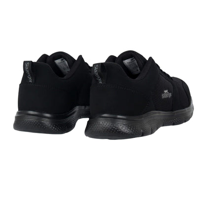 Black - Back - Slazenger Boys Force Leather Trainers
