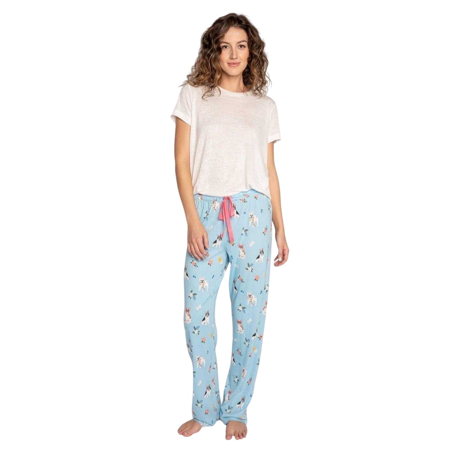 Light Blue - Lifestyle - PJ Salvage Womens-Ladies Playful Lounge Pants